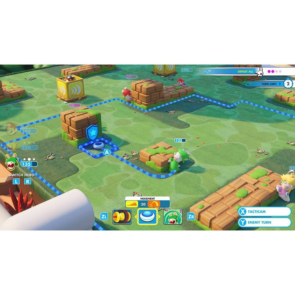 slide 7 of 7, Mario + Rabbids: Kingdom Battle - Nintendo Switch, 1 ct