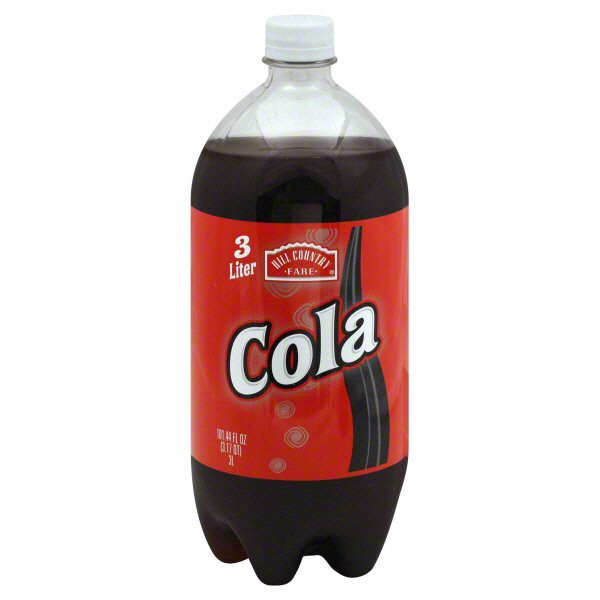 slide 1 of 1, Hill Country Fare Cola - 3 liter, 3 liter