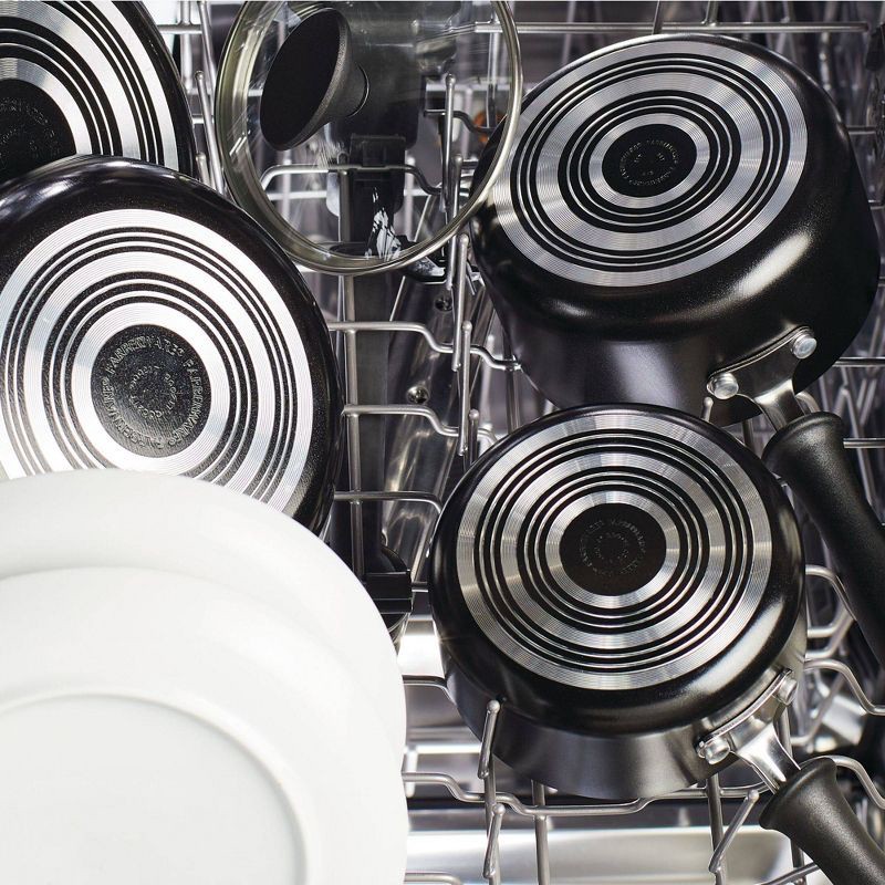 Farberware Reliance 15pc Aluminum Nonstick Cookware Set with Prestige Tools  Black