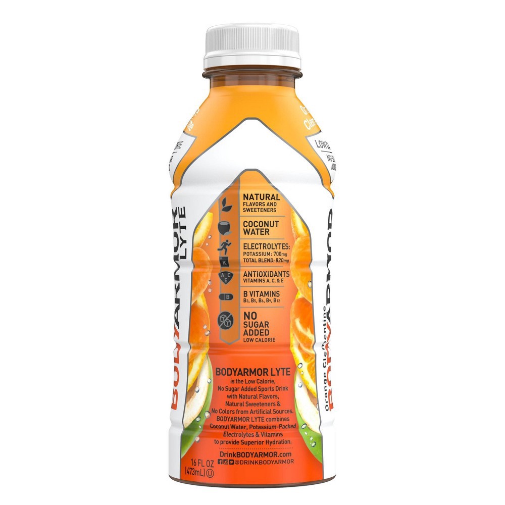 slide 6 of 7, BODYARMOR LYTE Orange Citrus - 16 fl oz Bottle, 16 fl oz