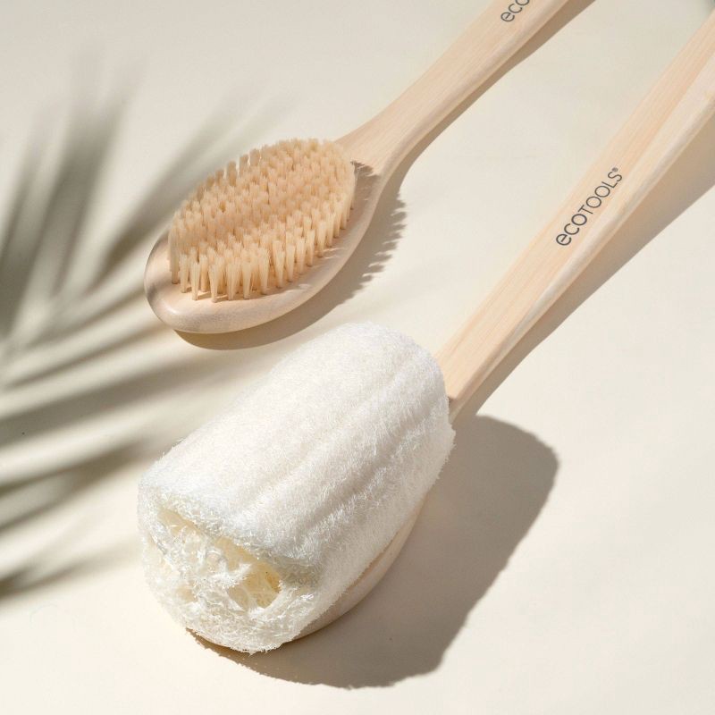 slide 4 of 7, EcoTools Loofah Bath Brush, 1 ct