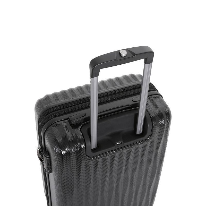slide 6 of 8, SWISSGEAR Energie Hardside Carry On Spinner Suitcase - Black, 1 ct