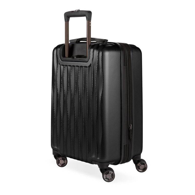slide 10 of 11, SWISSGEAR Energie Hardside Carry On Spinner Suitcase - Black, 1 ct