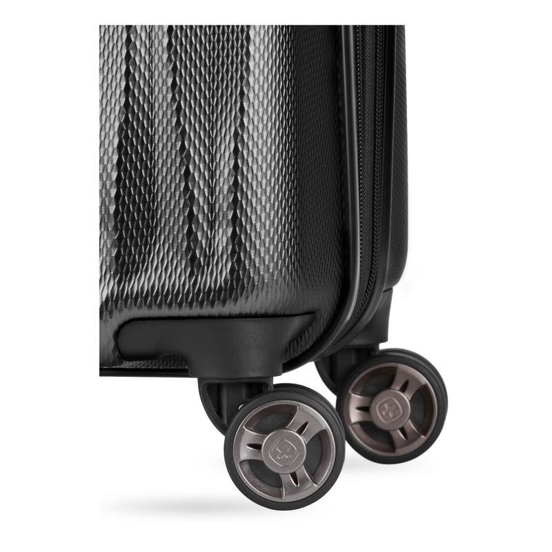slide 11 of 11, SWISSGEAR Energie Hardside Carry On Spinner Suitcase - Black, 1 ct