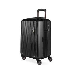 SWISSGEAR Energie Hardside Carry On Spinner Suitcase - Black