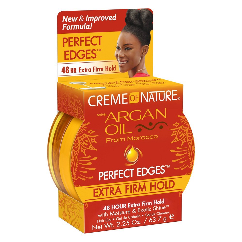 slide 2 of 10, Creme of Nature Argan Oil Perfect Edges Extra Hold - 2.25oz, 2.25 oz
