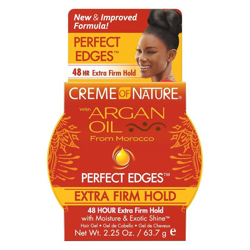 slide 1 of 10, Creme of Nature Argan Oil Perfect Edges Extra Hold - 2.25oz, 2.25 oz