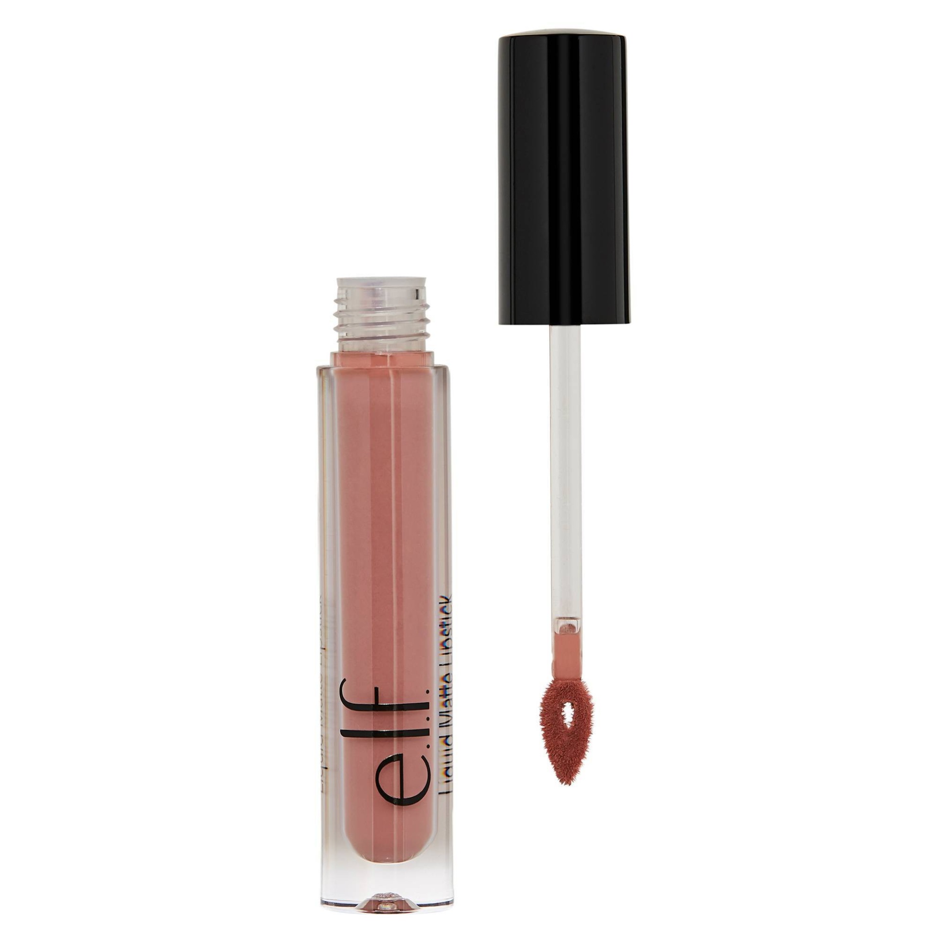 slide 1 of 3, e.l.f. Tea Rose Liquid Matte Lipstick, 0.09 oz