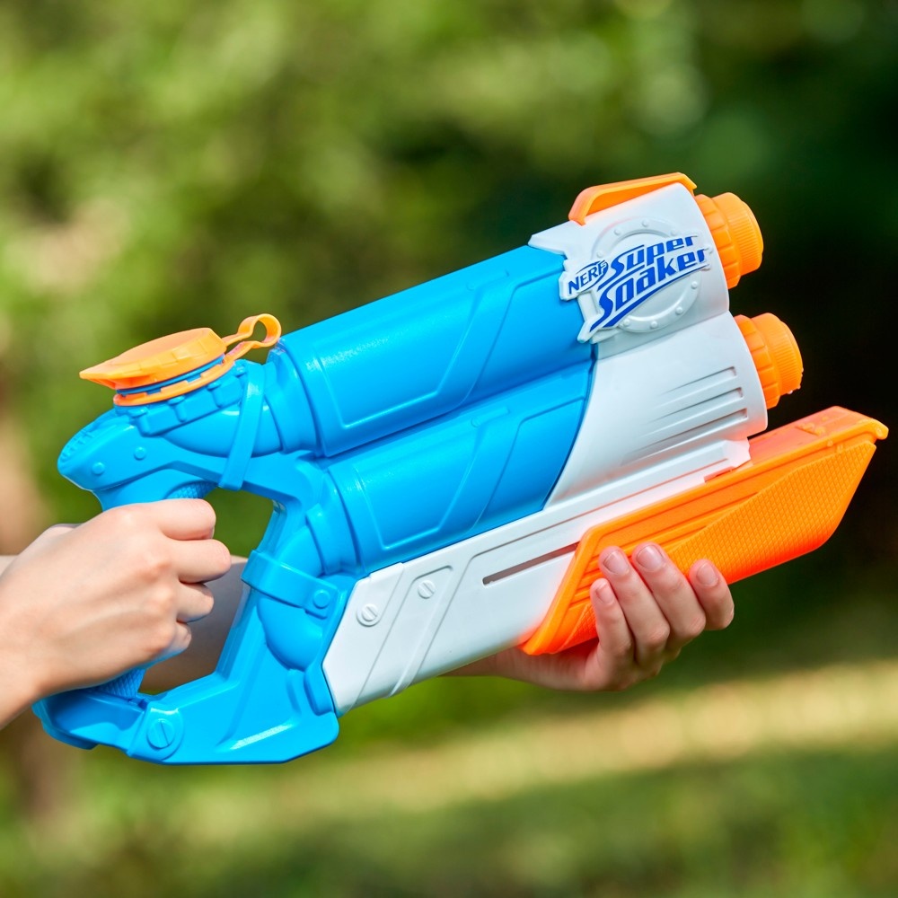 slide 3 of 4, NERF Super Soaker Twin Tide Water Blaster, 1 ct