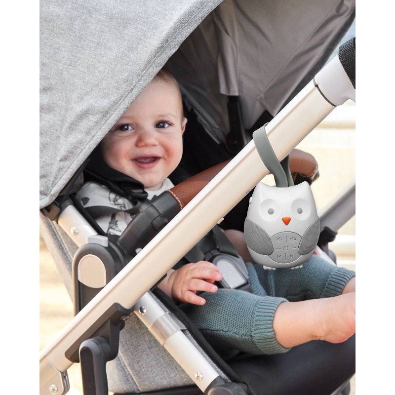 slide 7 of 7, Skip Hop Stroll & Go Portable Owl Baby Soother, 1 ct