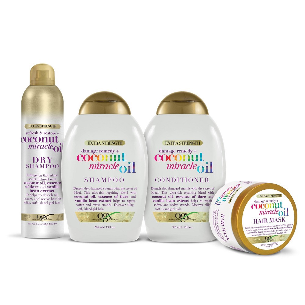slide 3 of 4, OGX Extra Strength Refresh & Restore + Coconut Miracle Oil Dry Shampoo - 5 oz, 5 oz
