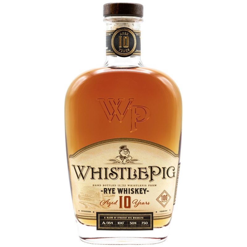 slide 1 of 3, WhistlePig Whistle Pig 10yr Rye Whiskey - 750ml Bottle, 750 ml