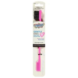 Camryn's BFF Gentle Edges Double-Sided Hair Brush/Comb - Hot Pink