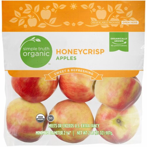 slide 1 of 2, Simple Truth Organic Honeycrisp Apples, 2 lb