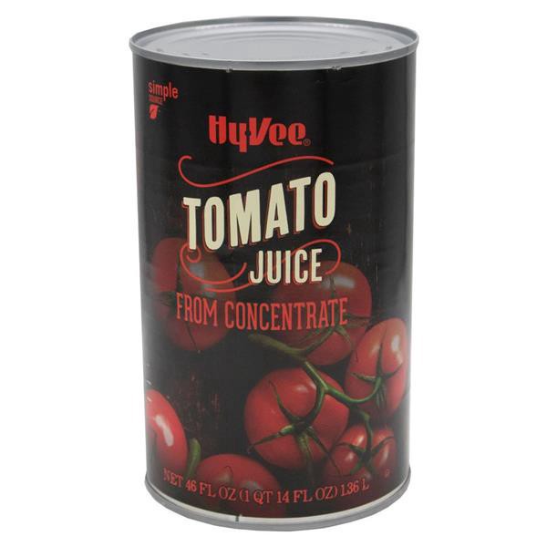 slide 1 of 1, Hy-vee Tomato Juice From Concentrate - 46 fl oz, 46 fl oz