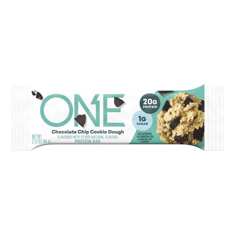 slide 2 of 9, ONE Bar Protein Bar - Chocolate Chip Cookie Dough - 4ct, 4 ct