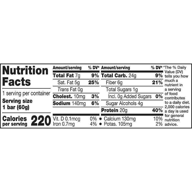 slide 6 of 9, ONE Bar Protein Bar - Chocolate Chip Cookie Dough - 4ct, 4 ct