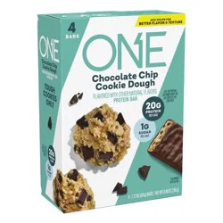 ONE Bar Protein Bar - Chocolate Chip Cookie Dough - 4ct
