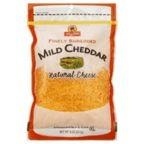 slide 1 of 1, ShopRite Shop Rite Shredded Mild Cheddar Cheese, 8 oz