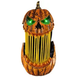 Haunted Living 11-in Lighted Pumpkin Tabletop Motion Activated Animatronic