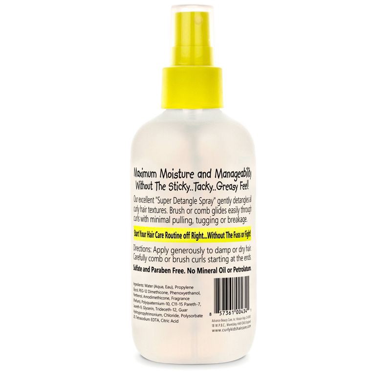 slide 2 of 3, CurlyKids Detangle Spray - 6oz, 6 oz