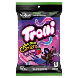 Trolli Sour Brite Crawlers Very Berry Gummi Candy - 7.2oz