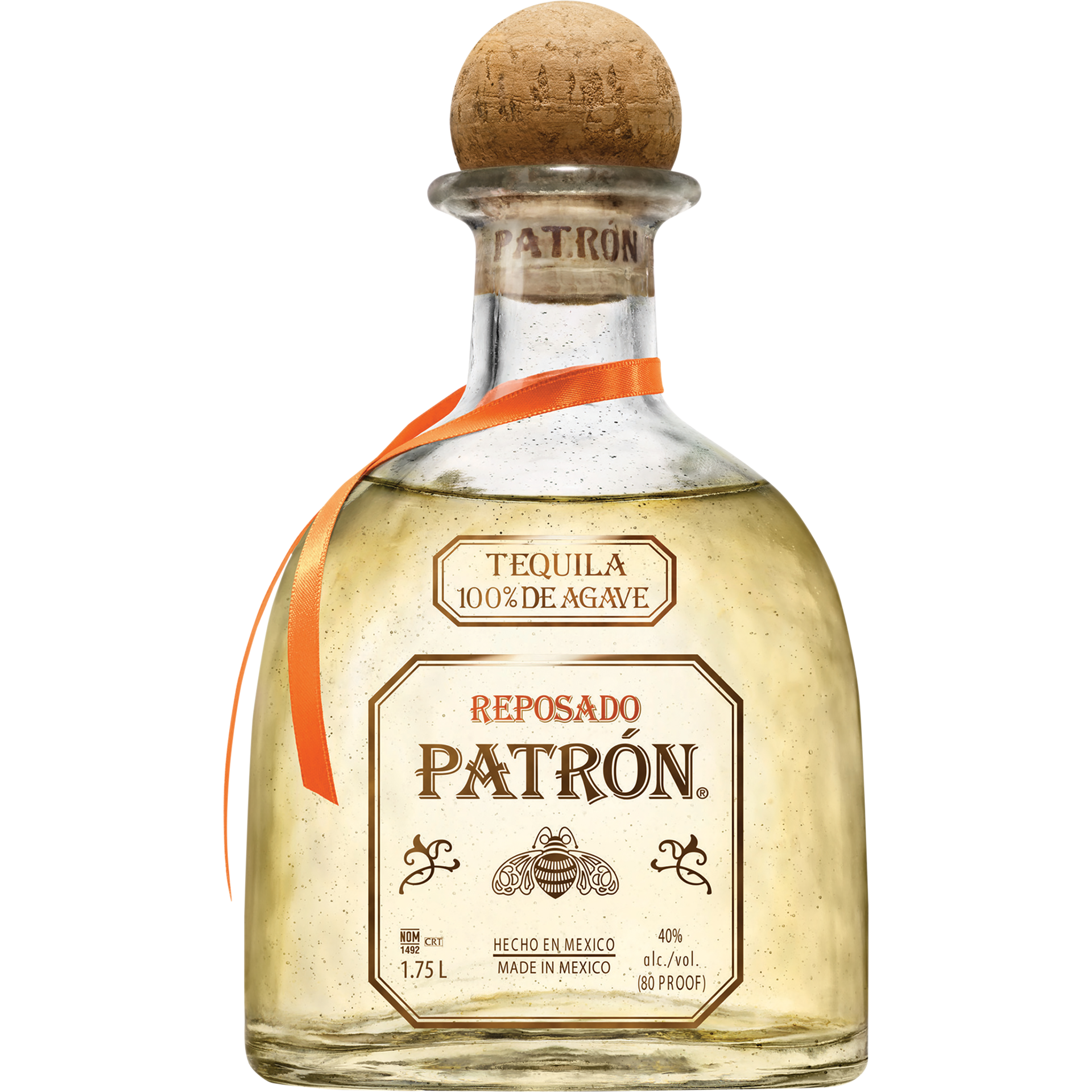 slide 1 of 5, Patrón Reposado Tequila 40% 175Cl/1.75L, 1.75 liter