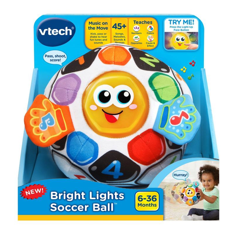 slide 10 of 10, VTech Bright Lights Soccer Ball, 1 ct