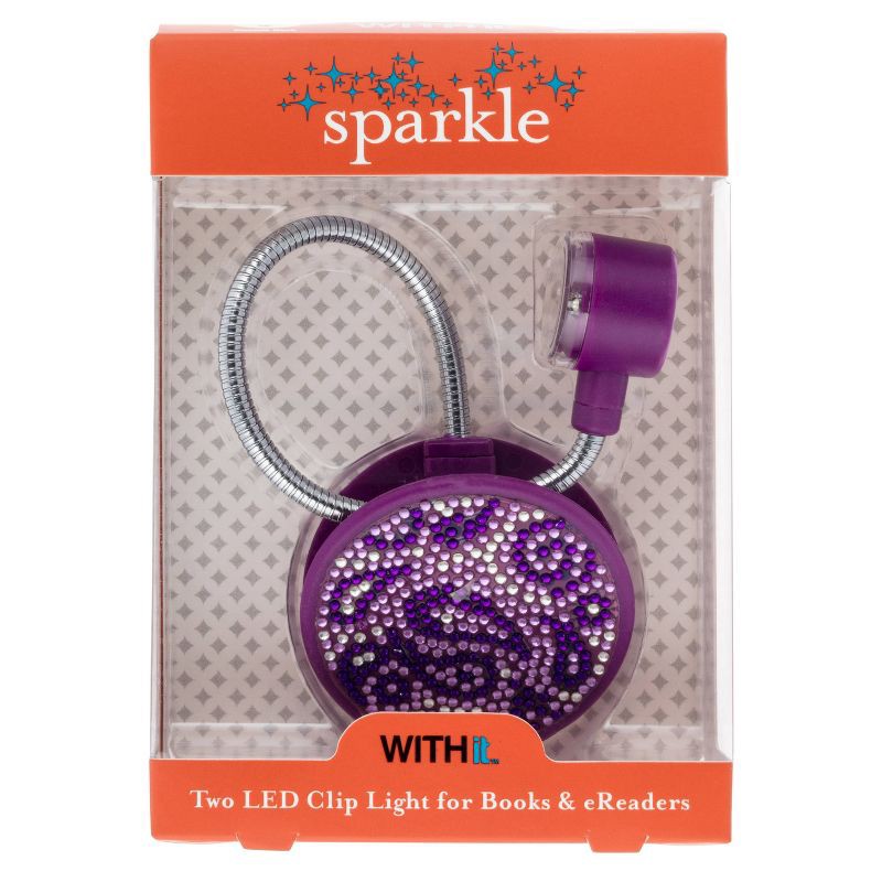 slide 2 of 6, WITHit Loop Light - Sparkle Paisley LED, 1 ct