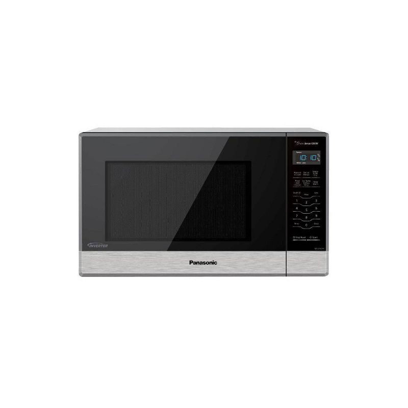 slide 7 of 12, Panasonic 1.2 Inverter Microwave - Stainless Steel NN-SN67HS: Countertop, 1200W, 12 Programs, Digital Display, 1 ct