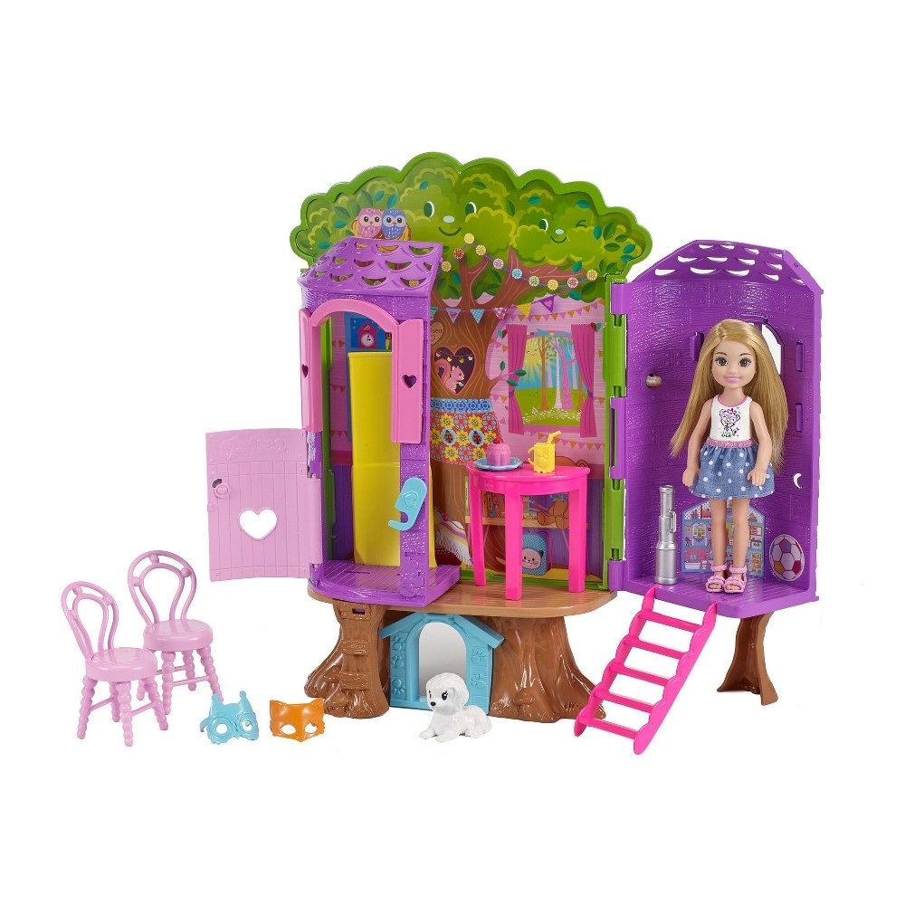 slide 4 of 12, Barbie Chelsea Doll and Treehouse Playset, 1 ct