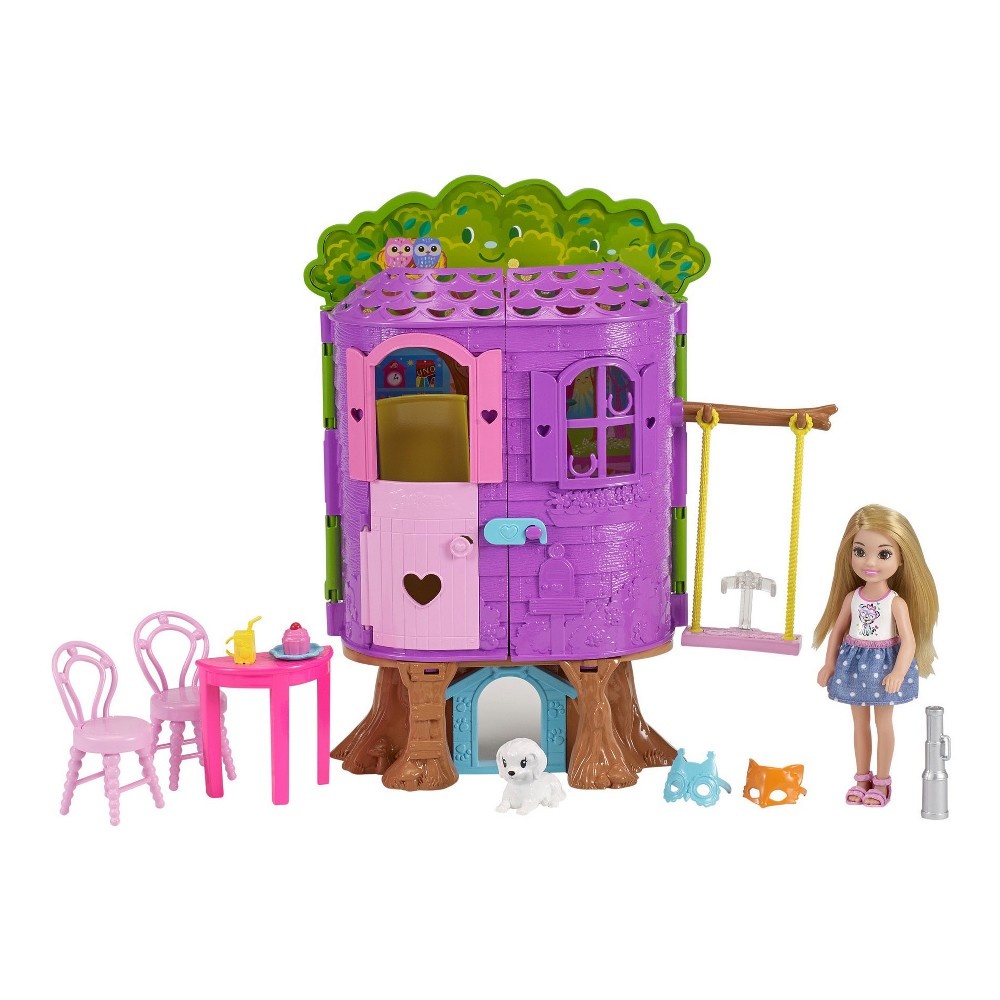 slide 5 of 12, Barbie Chelsea Doll and Treehouse Playset, 1 ct