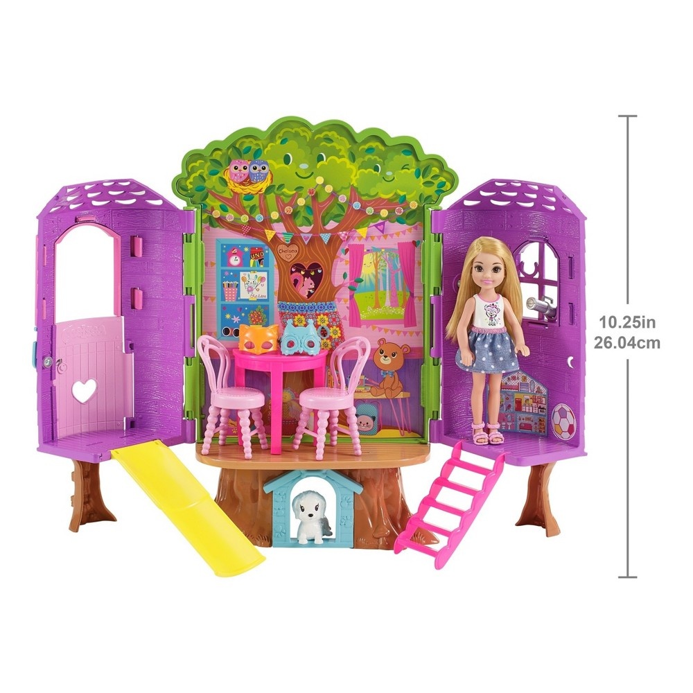 slide 6 of 12, Barbie Chelsea Doll and Treehouse Playset, 1 ct