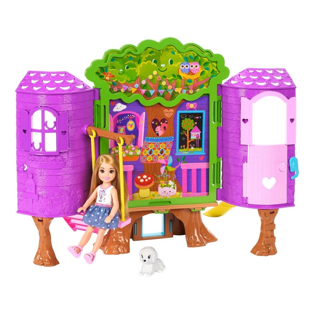 slide 9 of 12, Barbie Chelsea Doll and Treehouse Playset, 1 ct