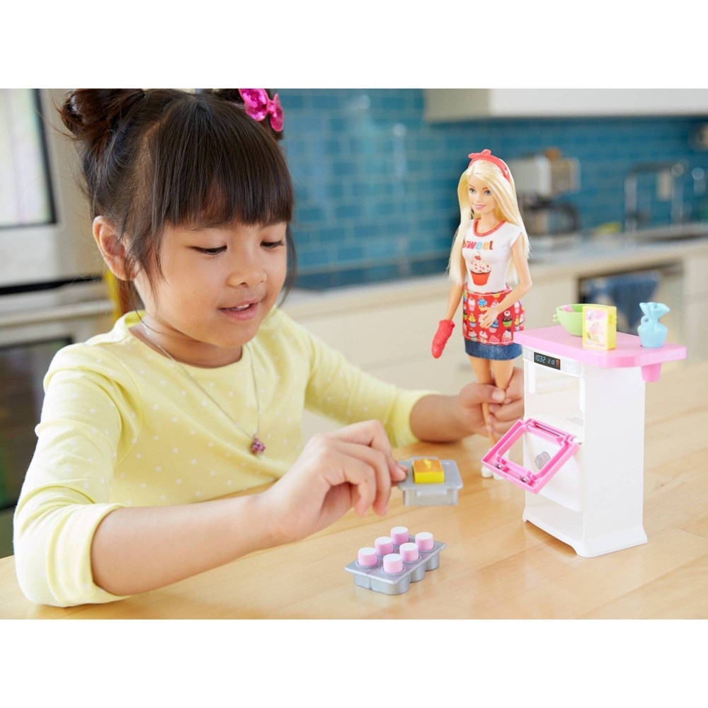 slide 2 of 14, Barbie Bakery Chef Doll And Playset, 1 ct