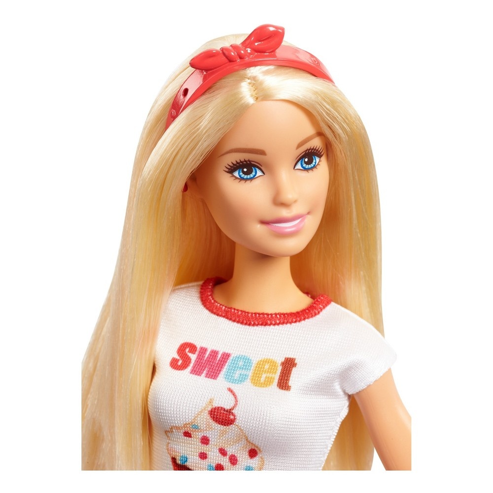 slide 8 of 14, Barbie Bakery Chef Doll And Playset, 1 ct