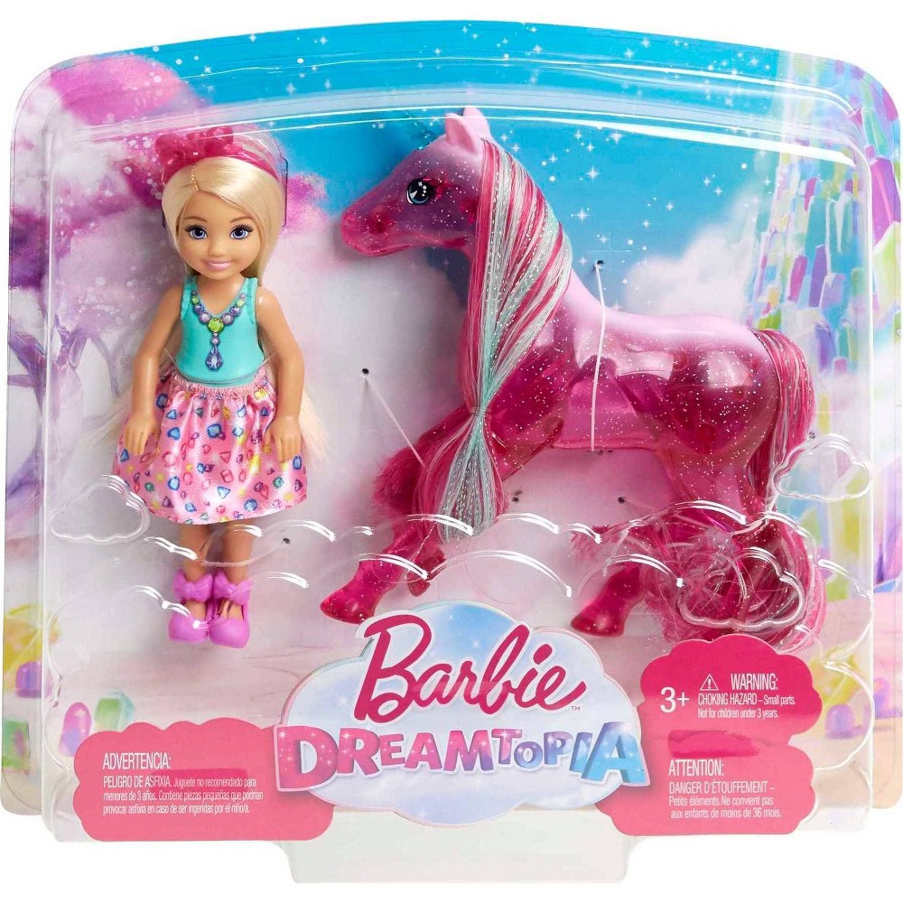 slide 5 of 5, Barbie Dreamtopia Chelsea Doll and Unicorn, 1 ct