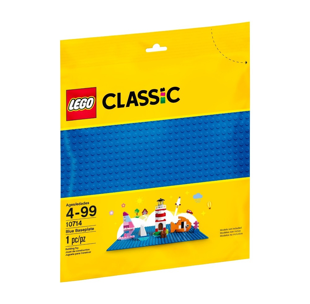 slide 2 of 3, LEGO Classic Blue Baseplate 10714, 1 ct