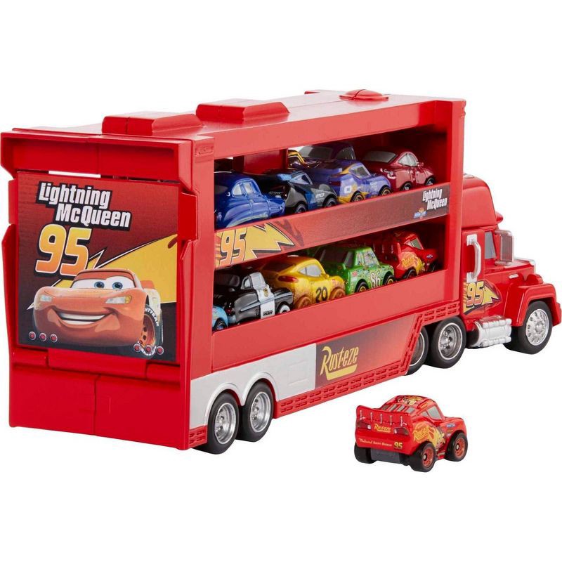 slide 5 of 6, Disney Pixar Cars Mini Racers Mack Transporter, 1 ct