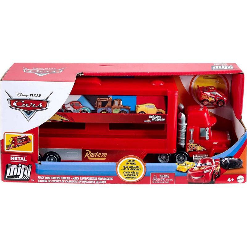 slide 6 of 6, Disney Pixar Cars Mini Racers Mack Transporter, 1 ct