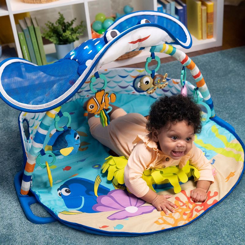 slide 12 of 18, Disney Baby Finding Nemo Mr. Ray Ocean Lights & Music Activity Play Gym, 1 ct