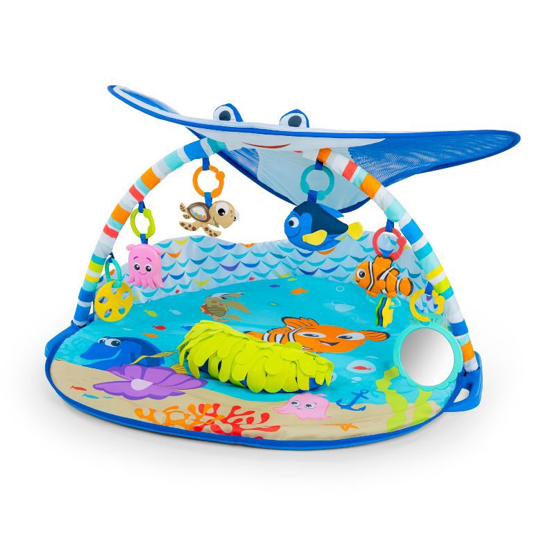 slide 1 of 18, Disney Baby Finding Nemo Mr. Ray Ocean Lights & Music Activity Play Gym, 1 ct