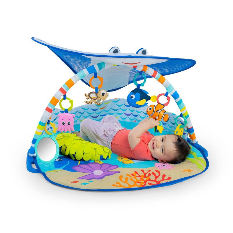 slide 16 of 18, Disney Baby Finding Nemo Mr. Ray Ocean Lights & Music Activity Play Gym, 1 ct