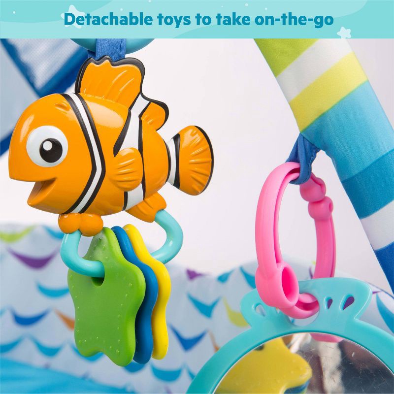 slide 4 of 18, Disney Baby Finding Nemo Mr. Ray Ocean Lights & Music Activity Play Gym, 1 ct