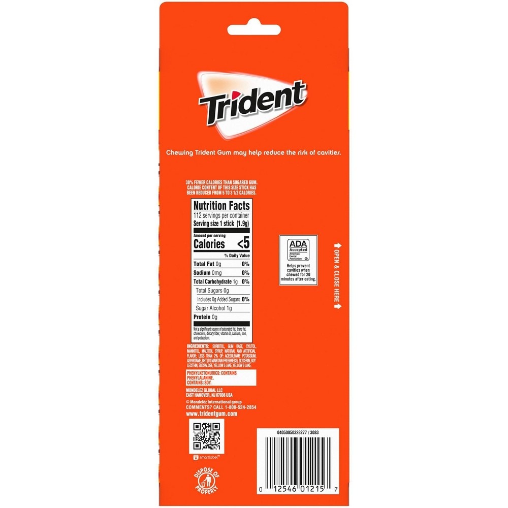 slide 4 of 13, Trident Tropical Twist Gum, 8 ct