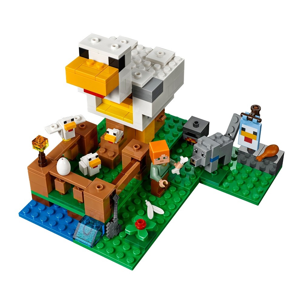 slide 3 of 6, LEGO Minecraft The Chicken Coop 21140, 1 ct