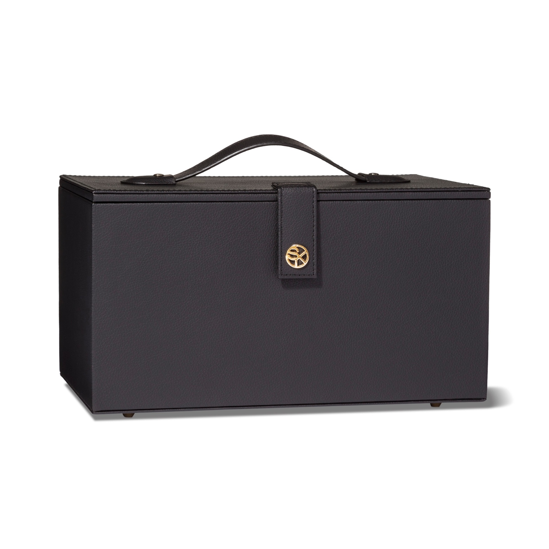 slide 1 of 6, Sonia Kashuk Hard Top Makeup Storage Train Case - Black, 1 ct