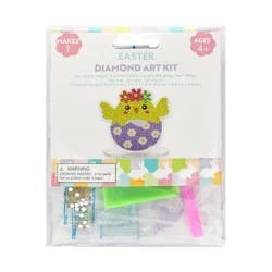 Meijer Corporate Seasonal Easter Chick Diamond Figure Art, 3.5 in, 1 ct