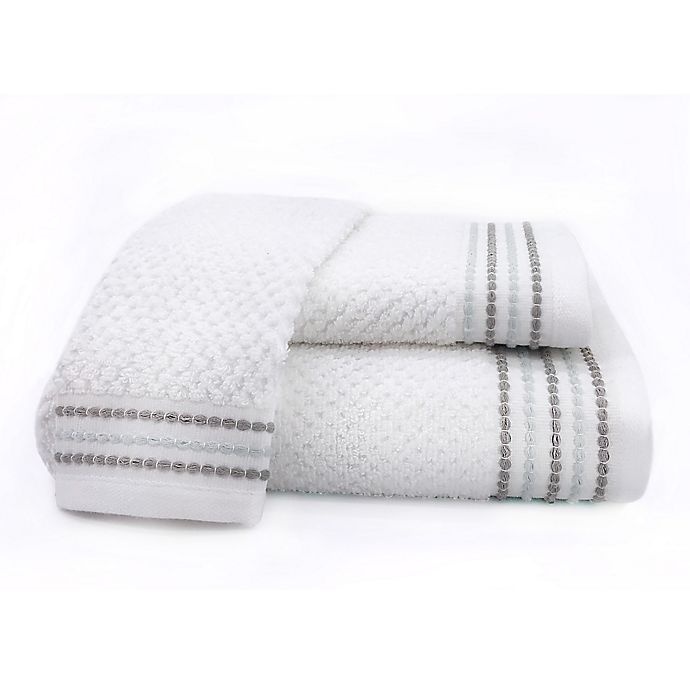 slide 1 of 2, Nora Bath Towel - White, 1 ct