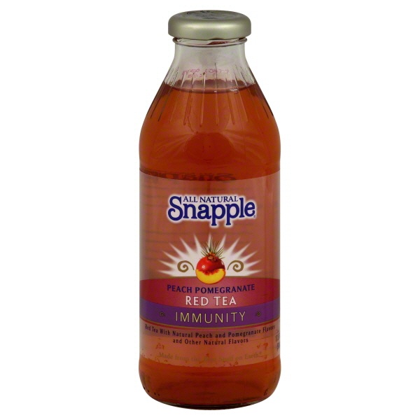 slide 1 of 1, Snapple Red Peach Pomegranate Tea, 17.5 oz